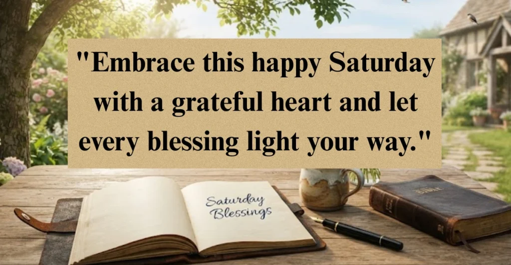 100+ Saturday Blessings for a Joyful and Blessed Weekend