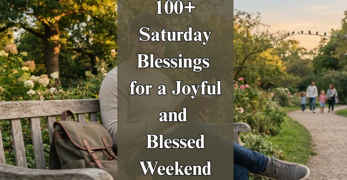100+ Saturday Blessings for a Joyful and Blessed Weekend