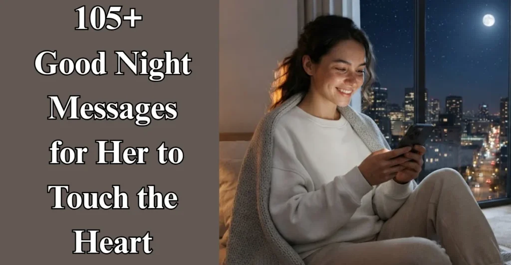 105+ Good Night Messages for Her to Touch the Heart