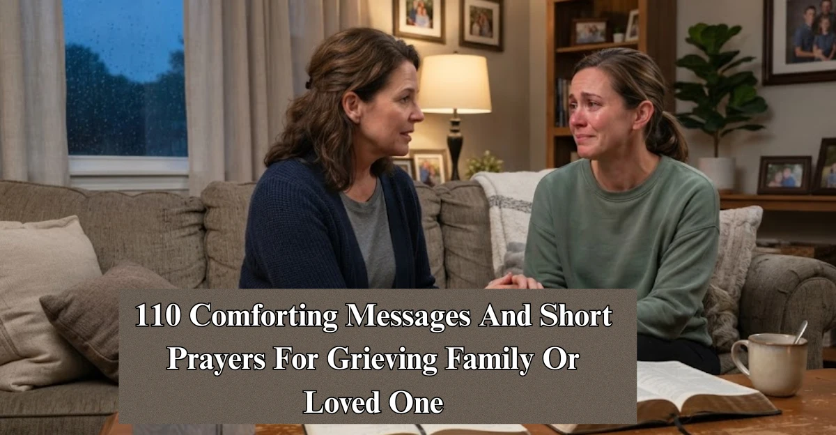 110 Comforting Messages And Short Prayers For Grieving Family Or Loved One