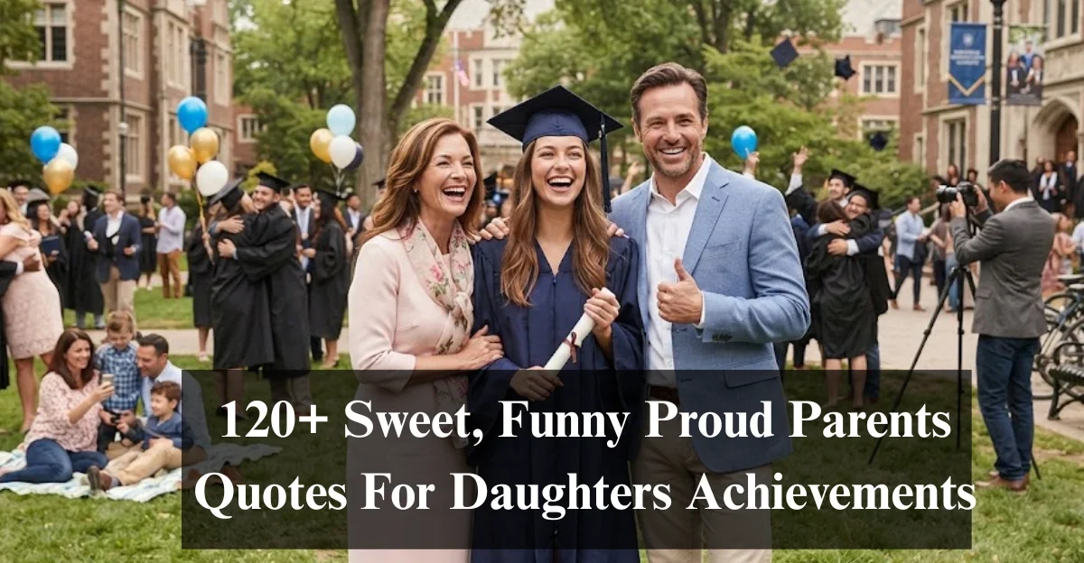 120+ Sweet, Funny Proud Parents Quotes For Daughters Achievements