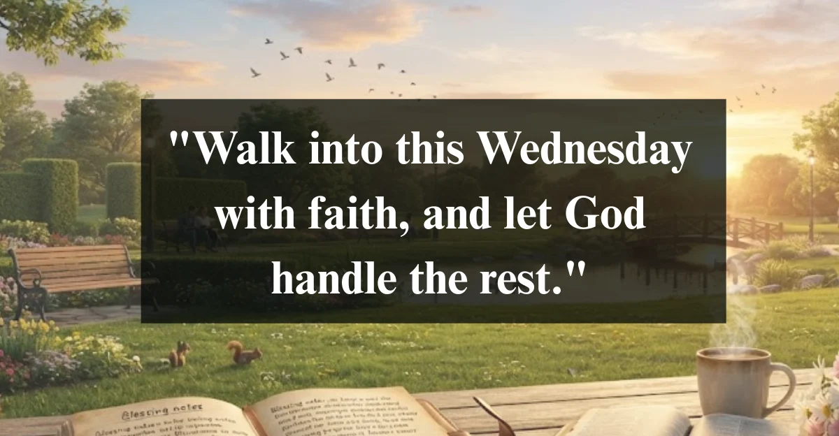 140+ Wednesday Blessings Images, Quotes and Prayers