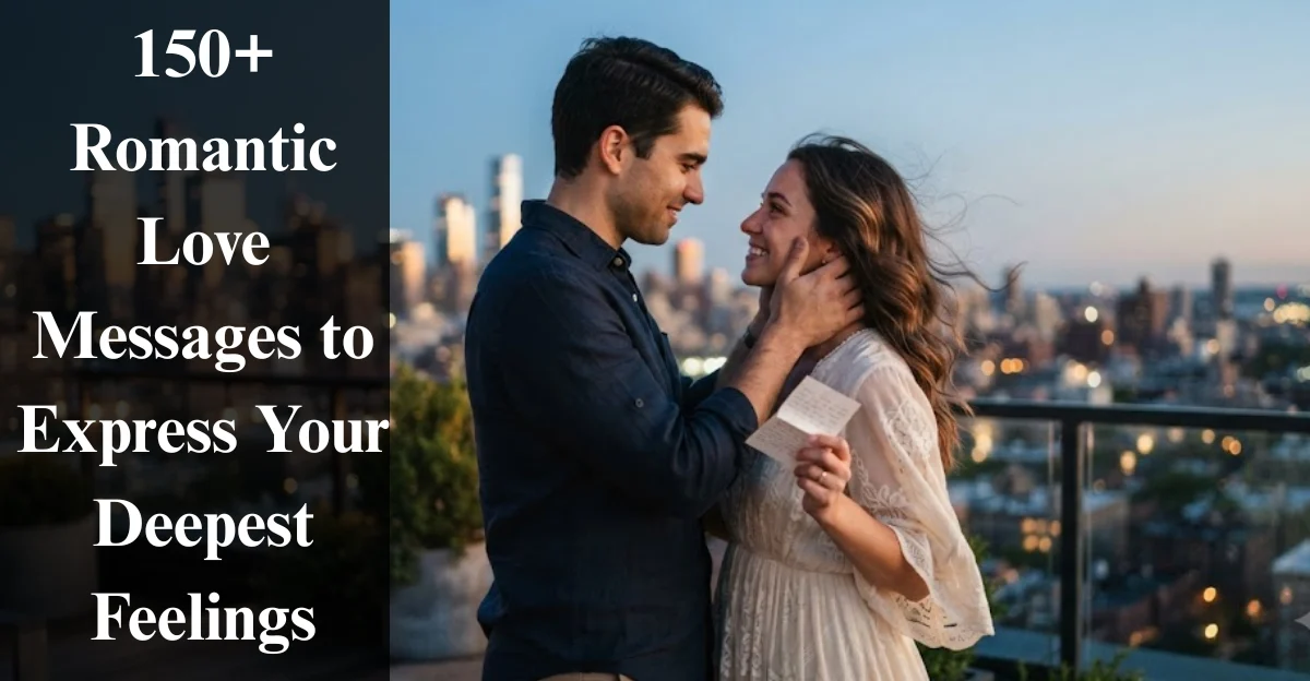 150+ Romantic Love Messages to Express Your Deepest Feelings