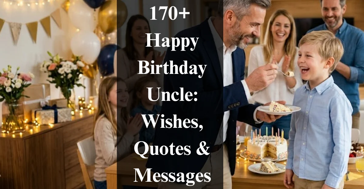 170+ Happy Birthday Uncle: Wishes, Quotes & Messages