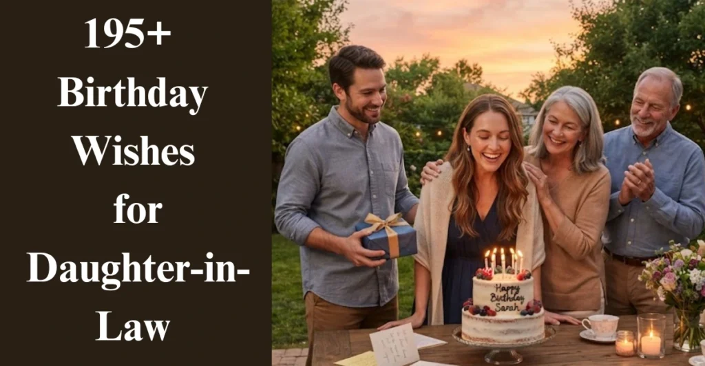 195+ Birthday Wishes for Daughter-in-Law
