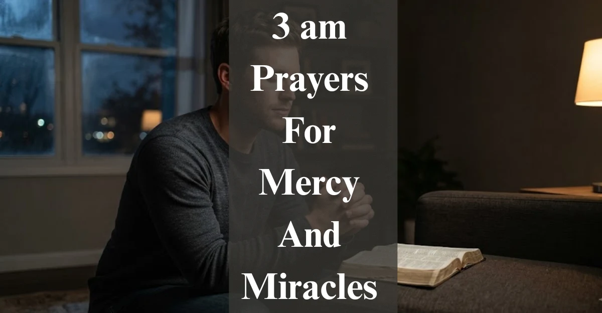 3 am Prayers For Mercy And Miracles