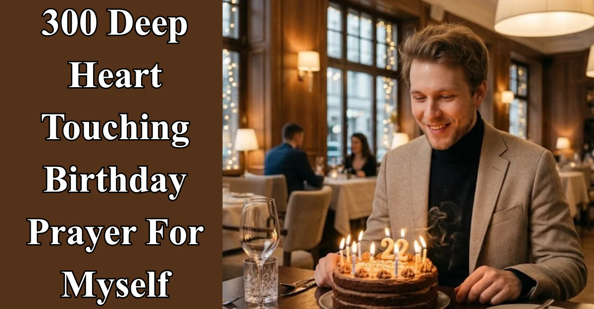 300 Deep Heart Touching Birthday Prayer For Myself