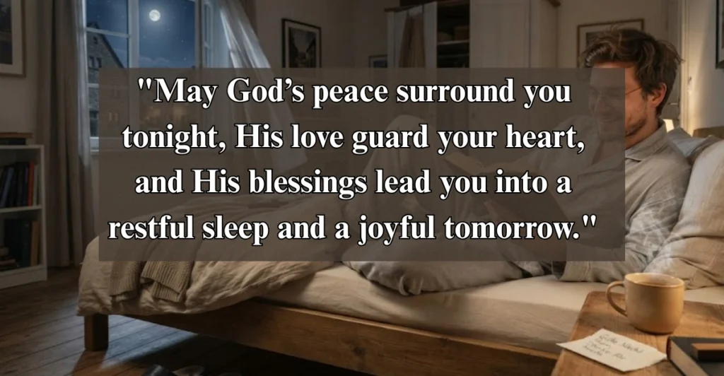 90 Beautiful Good Night Blessings and Bible Verses for Peaceful Sleep