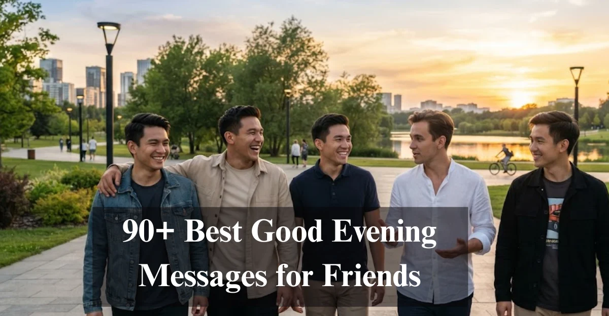 90+ Best Good Evening Messages for Friends