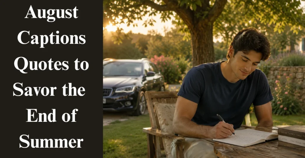 90+ August Captions & Quotes to Savor the End of Summer