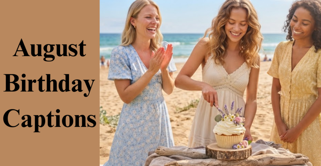 August Birthday Captions