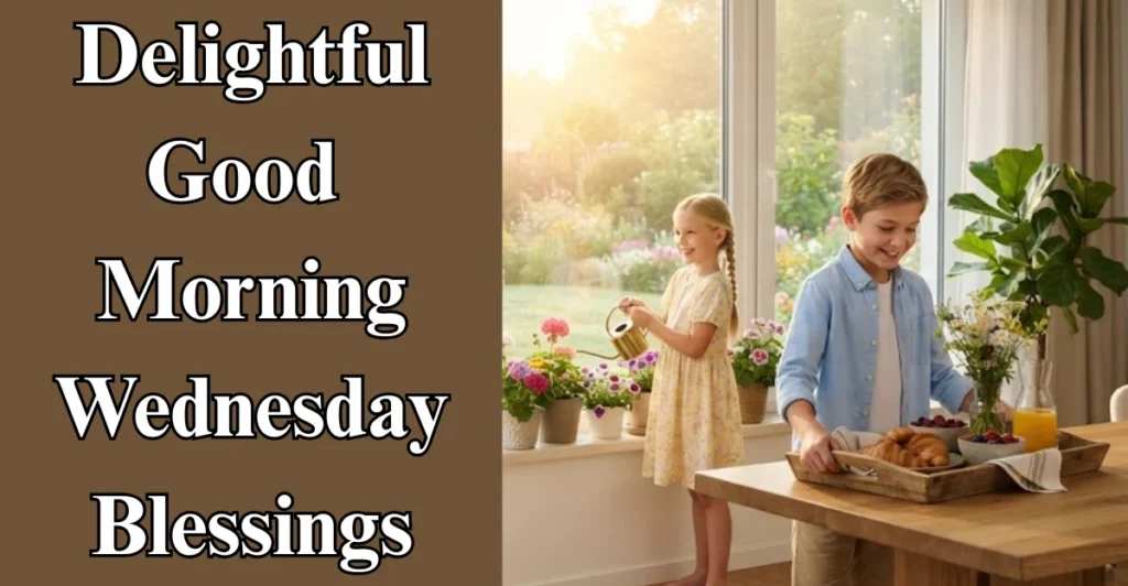 Delightful Good Morning Wednesday Blessings