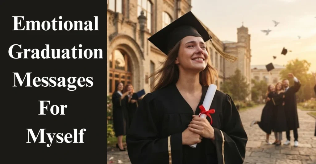 Emotional Graduation Messages For Myself