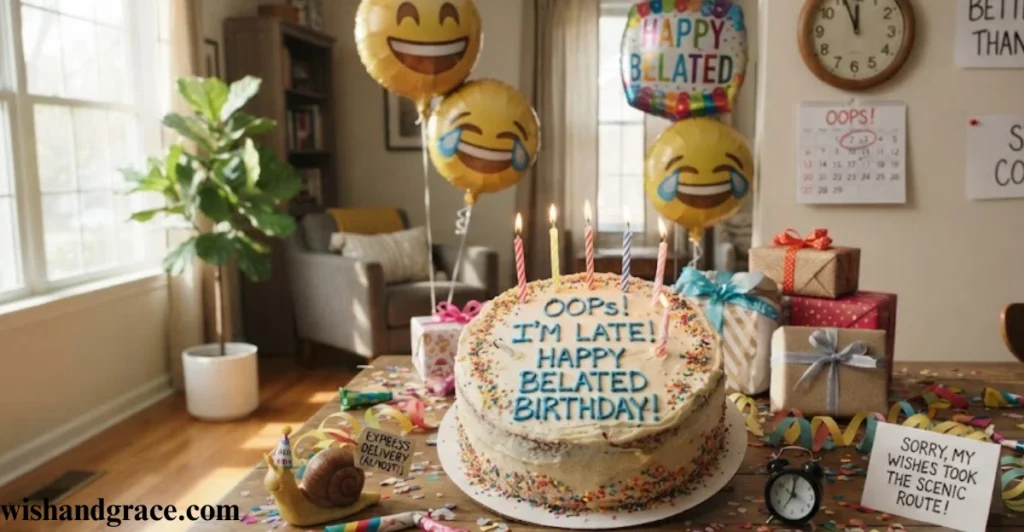 Funny Belated Birthday Wishes