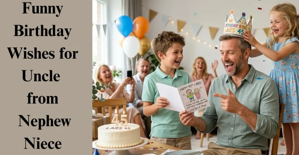 Funny Birthday Wishes for Uncle from Nephew/Niece