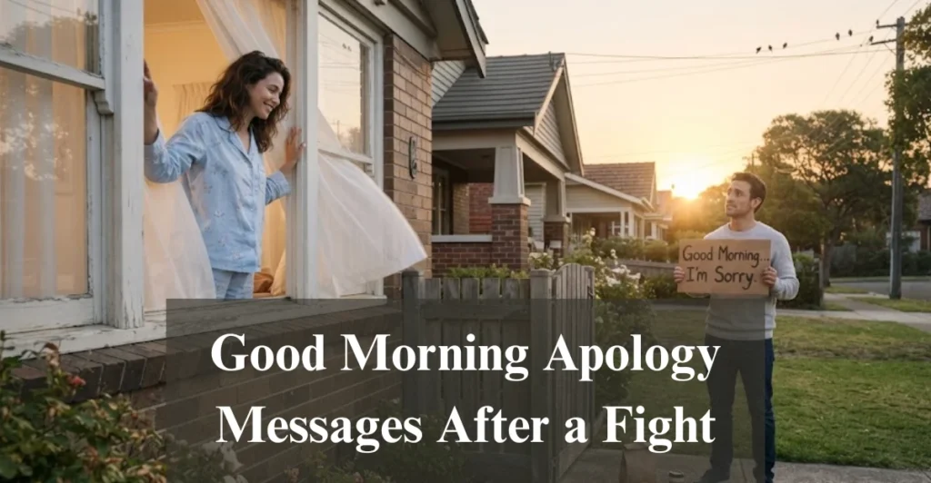 Good Morning Apology Messages After a Fight