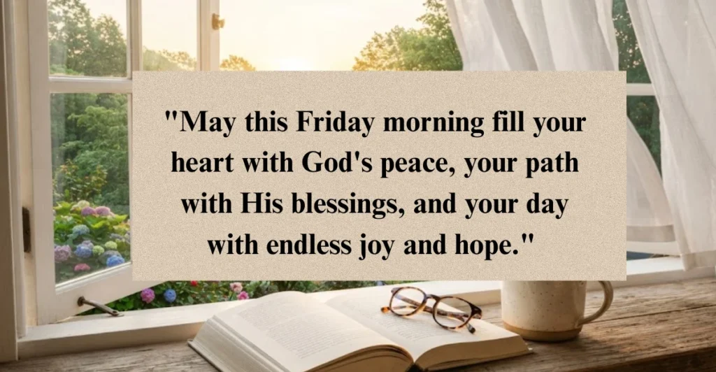 Good Morning Friday Blessings