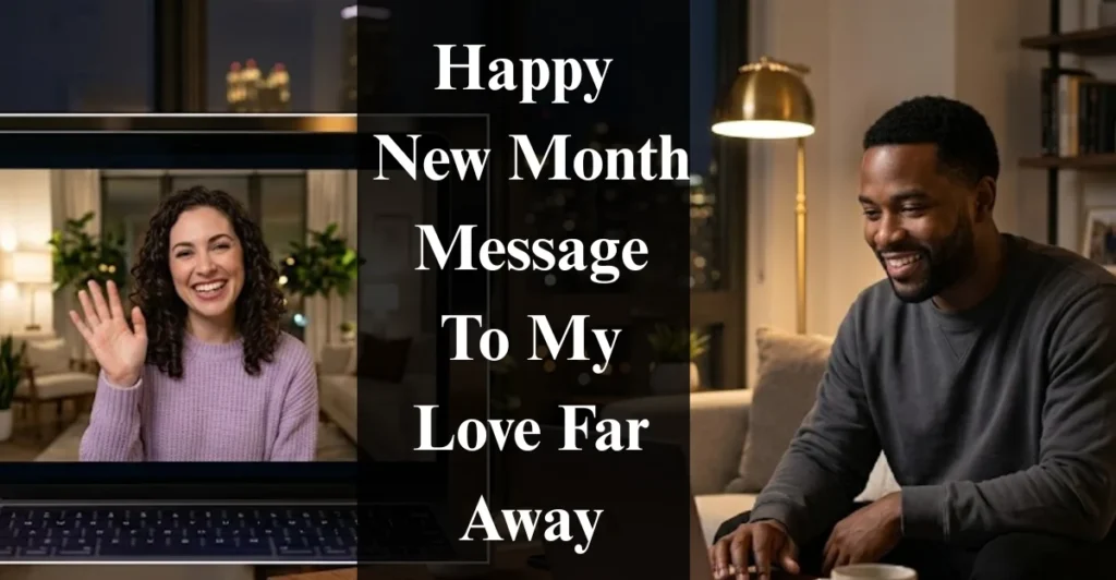 Happy New Month Message To My Love Far Away