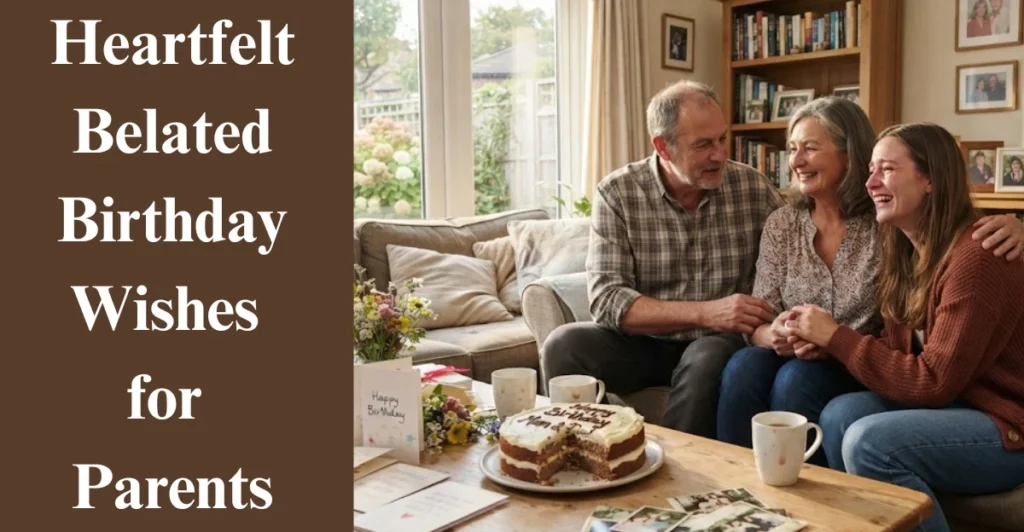 Heartfelt Belated Birthday Wishes for Parents