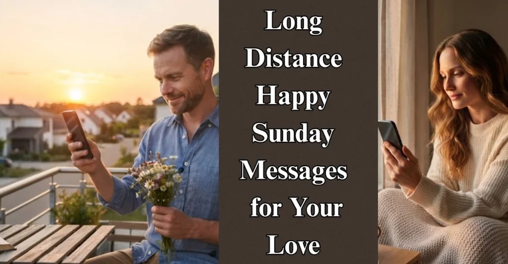 Long-Distance Happy Sunday Messages for Your Love