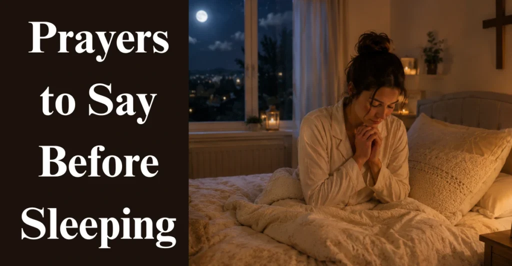 Prayers to Say Before Sleeping