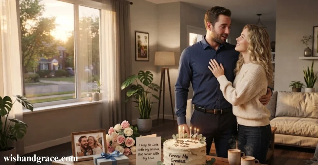 Romantic Belated Birthday Wishes for Husband
