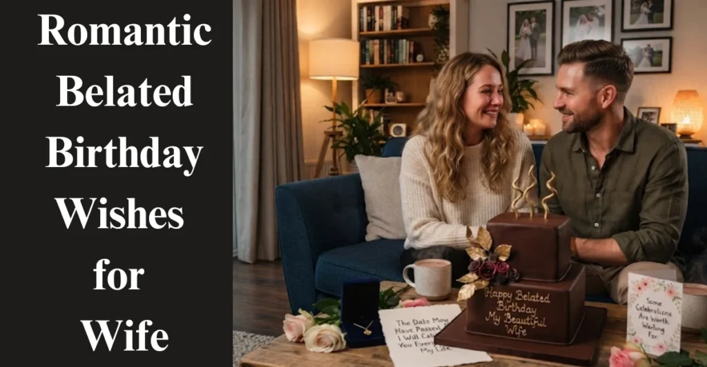 Romantic Belated Birthday Wishes for Wife