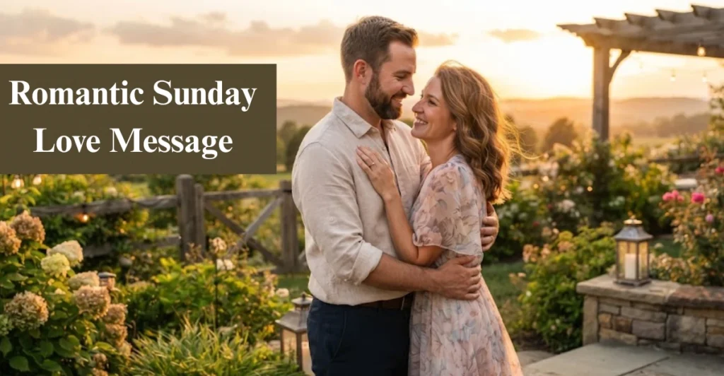 Romantic Sunday Love Message