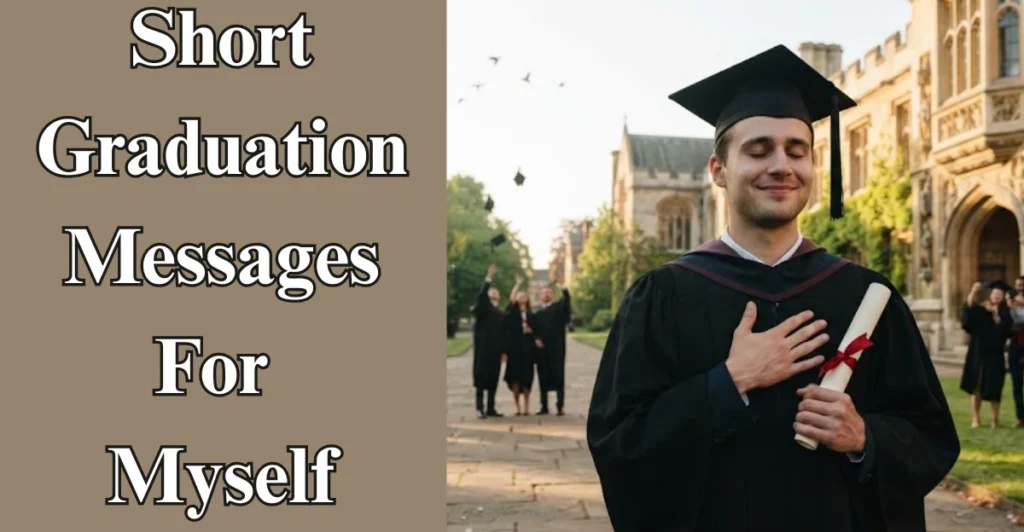 Short Graduation Messages For Myself