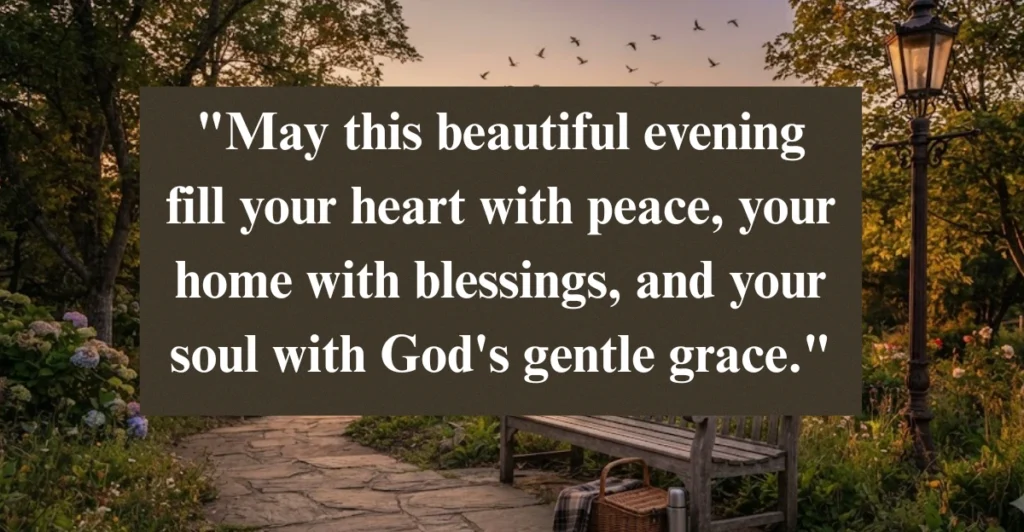 Spiritual & Blessing-Filled Good Evening Wishes