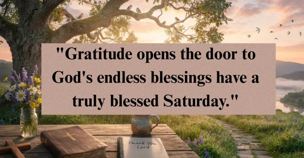 Thankful Saturday Blessings