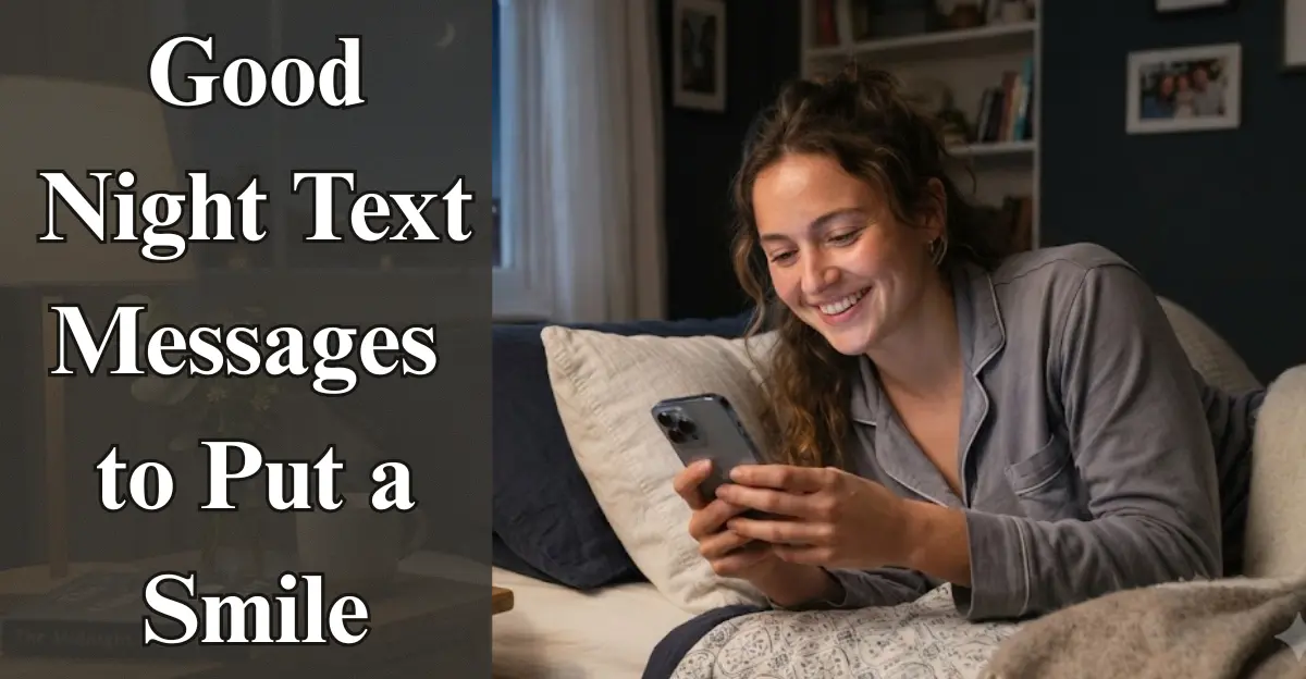 120 Goodnight Text Messages to Put a Smile on Their Face