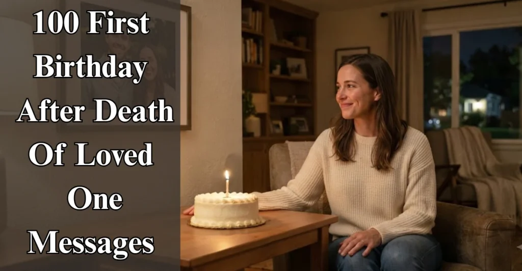 100 First Birthday After Death Of Loved One Messages