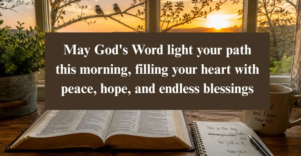 150+ Bible Verse Good Morning Blessings