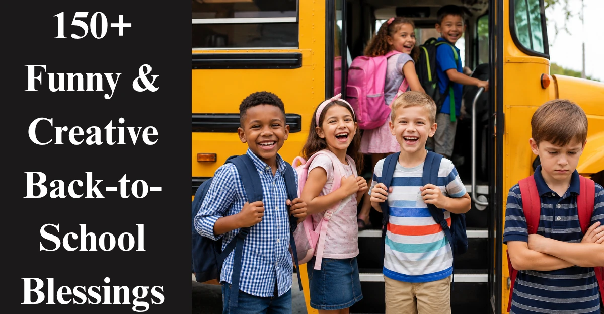 150+ Funny & Creative Back-to-School Blessings
