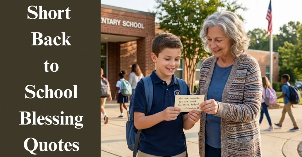 Short Back-to-School Blessing Quotes