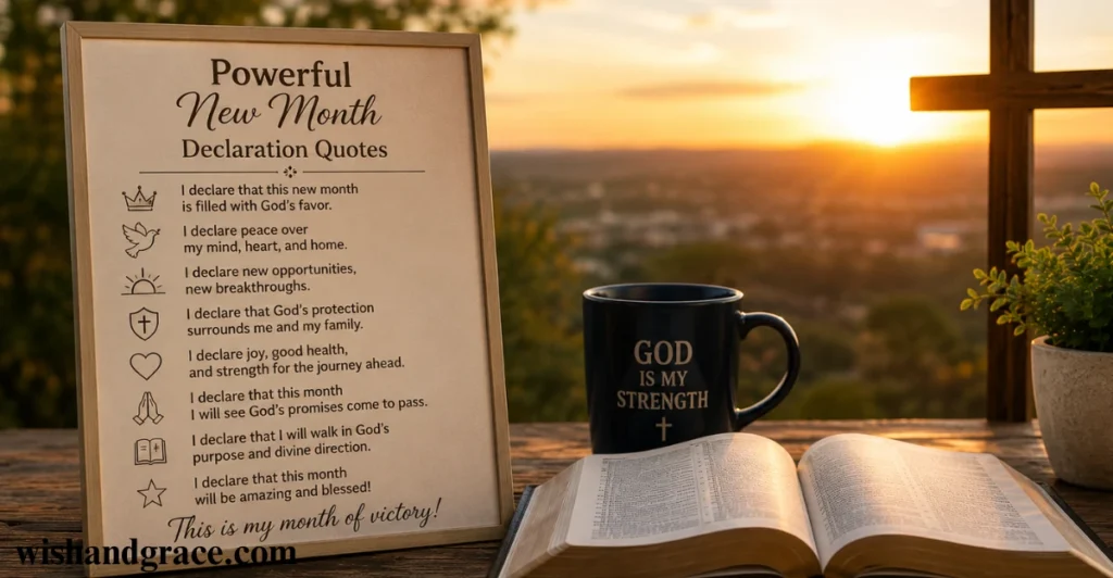 Powerful New Month Declaration Quotes