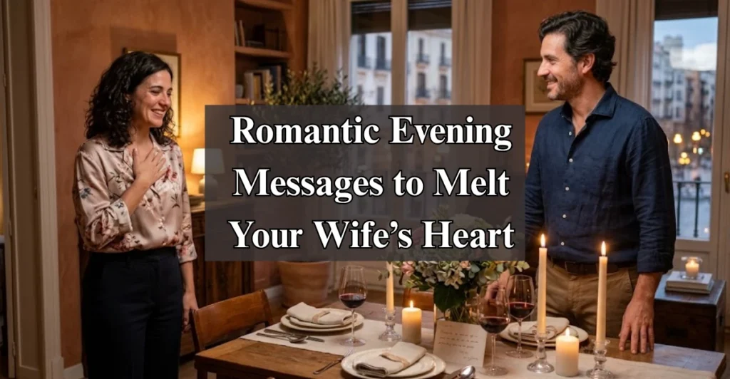 Romantic Evening Messages to Melt Your Wife’s Heart