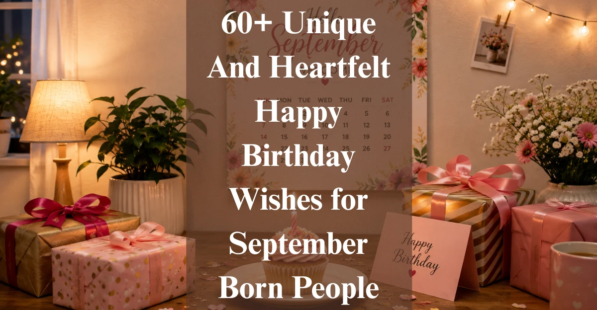 60+ Unique And Heartfelt Happy Birthday Wishes for September-Born People