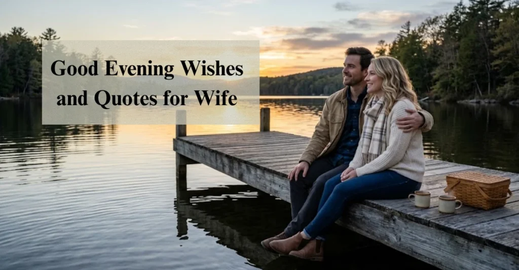 Good Evening Wishes and Quotes for Wife