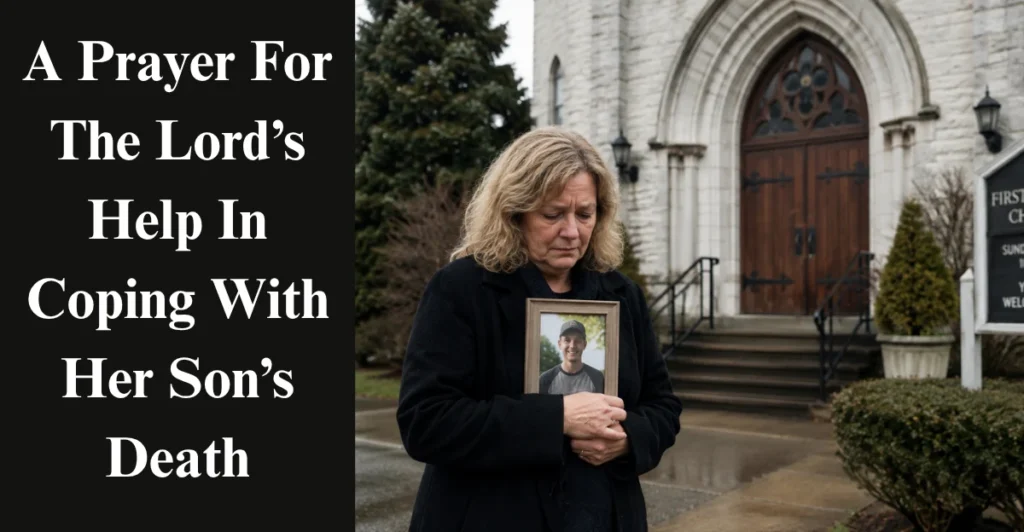 A Prayer For The Lord’s Help In Coping With Her Son’s Death