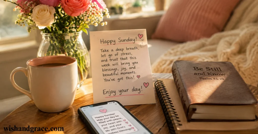 Encouraging Happy Sunday SMS
