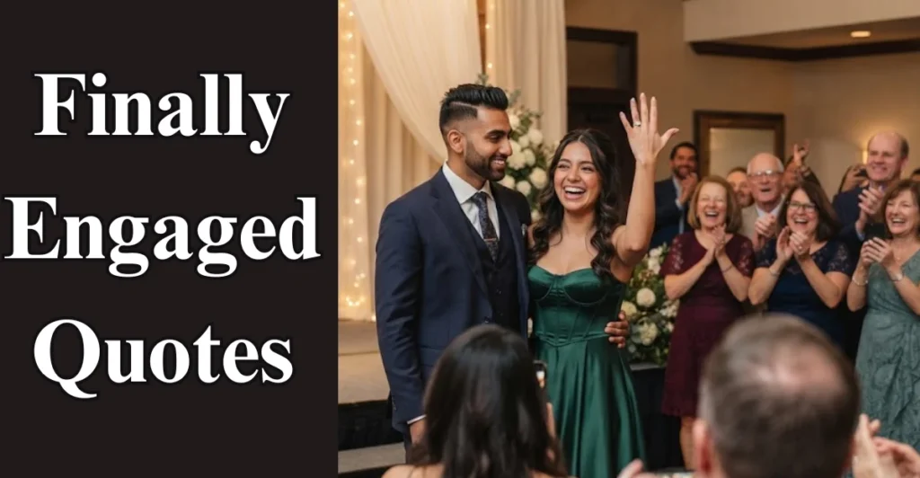 Finally Engaged Quotes
