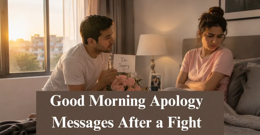 Good Morning Apology Messages After a Fight