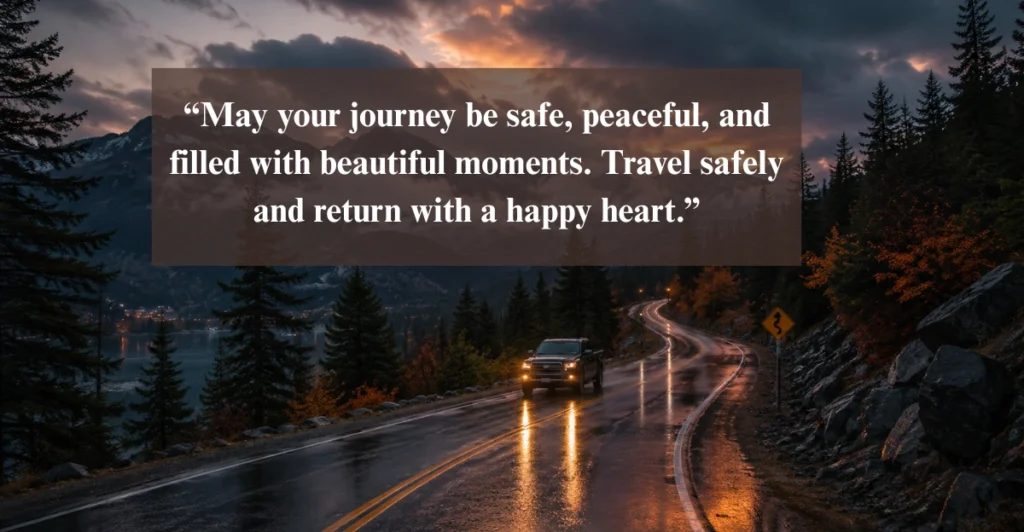 Have A Safe Journey Wishes