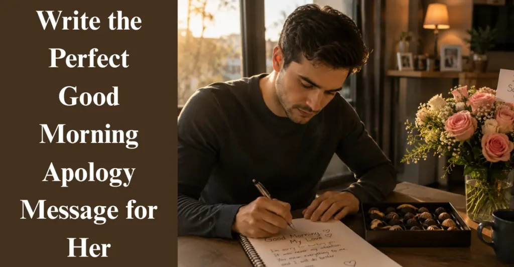 How to Write the Perfect Good Morning Apology Message for Her