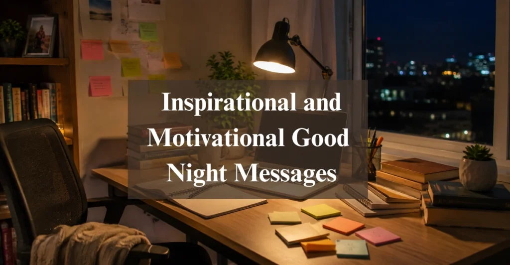Inspirational and Motivational Good Night Messages