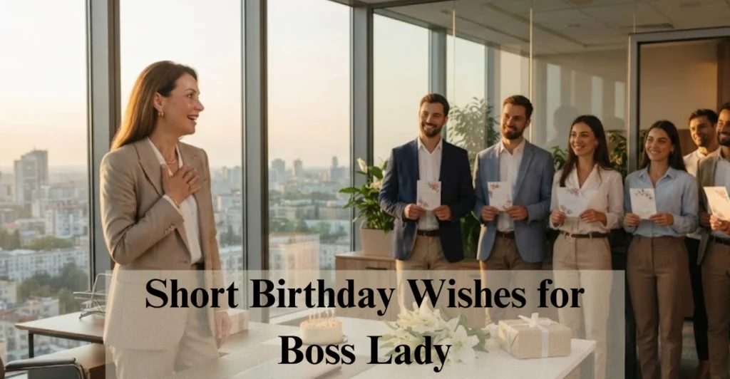 Short Birthday Wishes for Boss Lady
