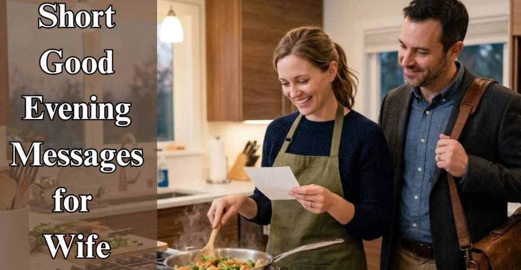 Short Good Evening Messages for Wife