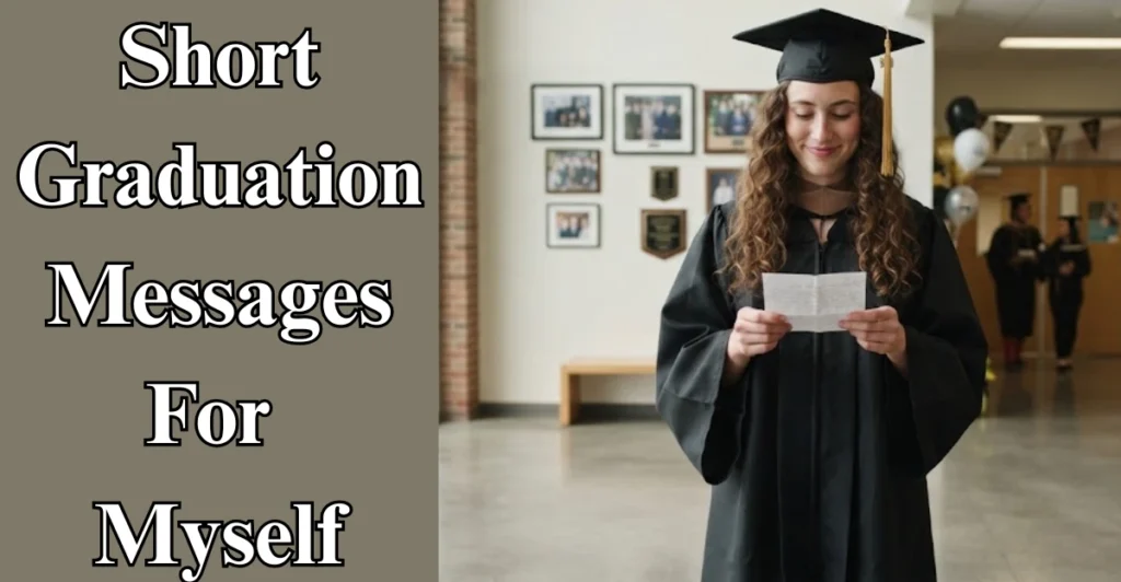 Short Graduation Messages For Myself